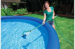 Produtos para limpar água de piscinas